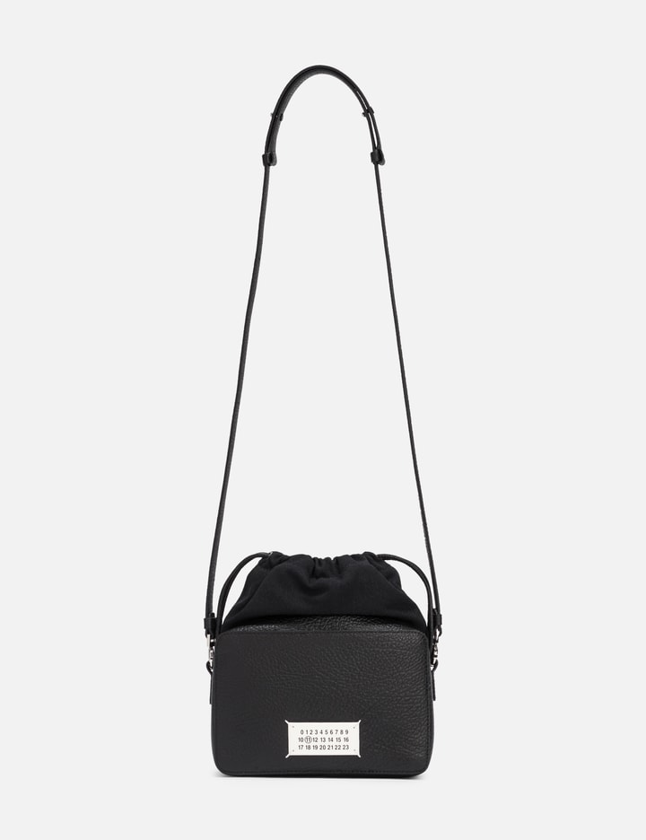 Shop Maison Margiela Logo Crossbody Bag In Black