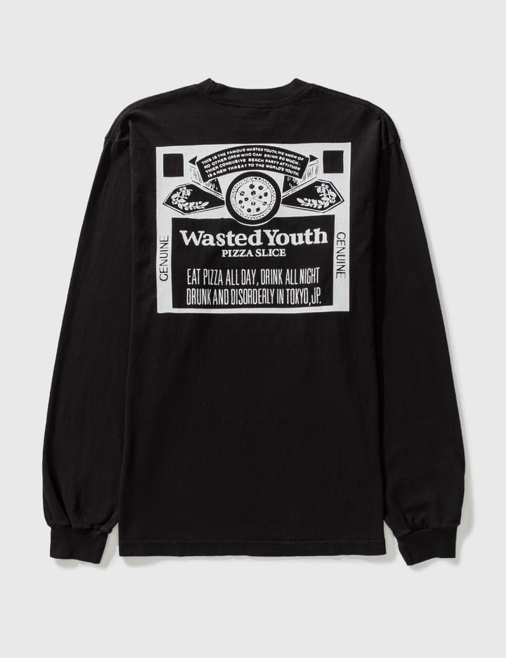 Wasted Youth x Pizza Slice Long Sleeve T-shirt Placeholder Image