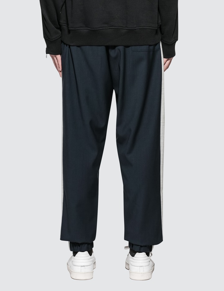Classic Wool Lounge Pants with Tuxedo Stripe Placeholder Image