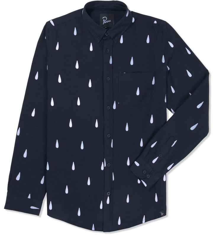 Navy Rain Drops Shirt Placeholder Image