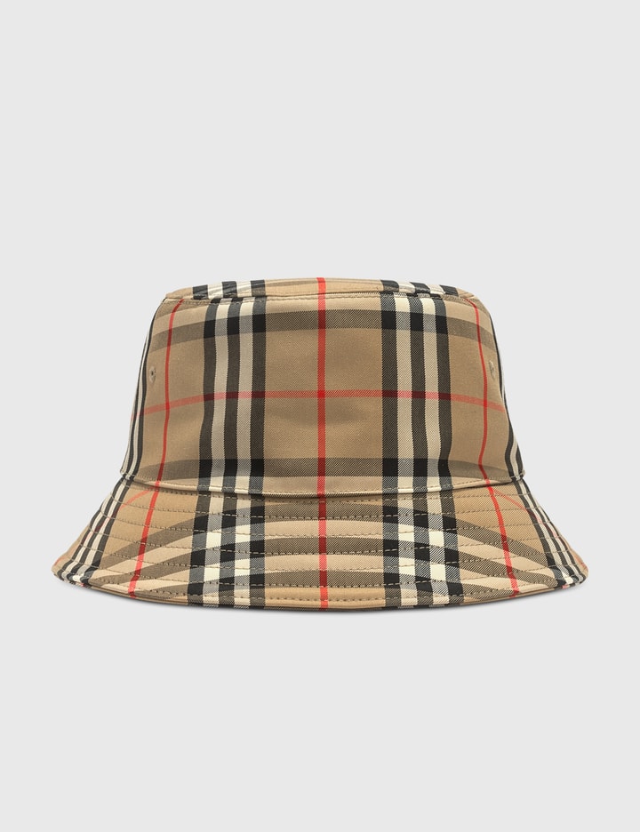 Vintage Check Bucket Hat in Beige - Burberry