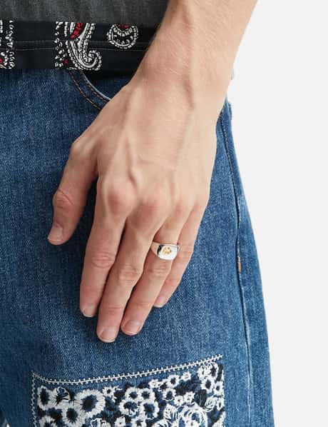 Mined Ring Small Diamond view 8