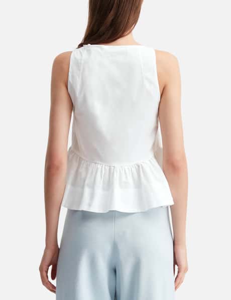 G Ruffled Button Blouse view 12
