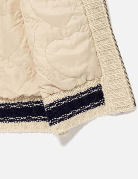 Human Made Zip-up Knit Jacket - 低ゲージウールのチャンキーニット 