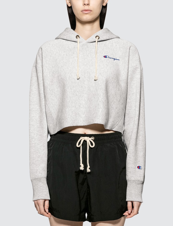 Cropped Hooded Sweatshirt Placeholder Image