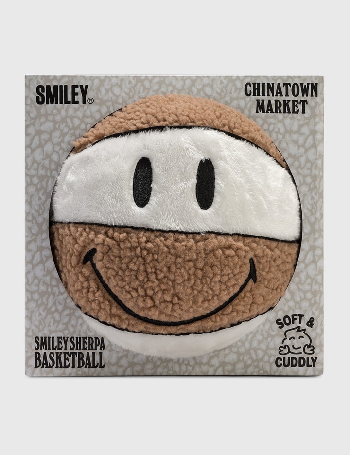 Smiley Sherpa Basketball Pillow Plush Placeholder Image