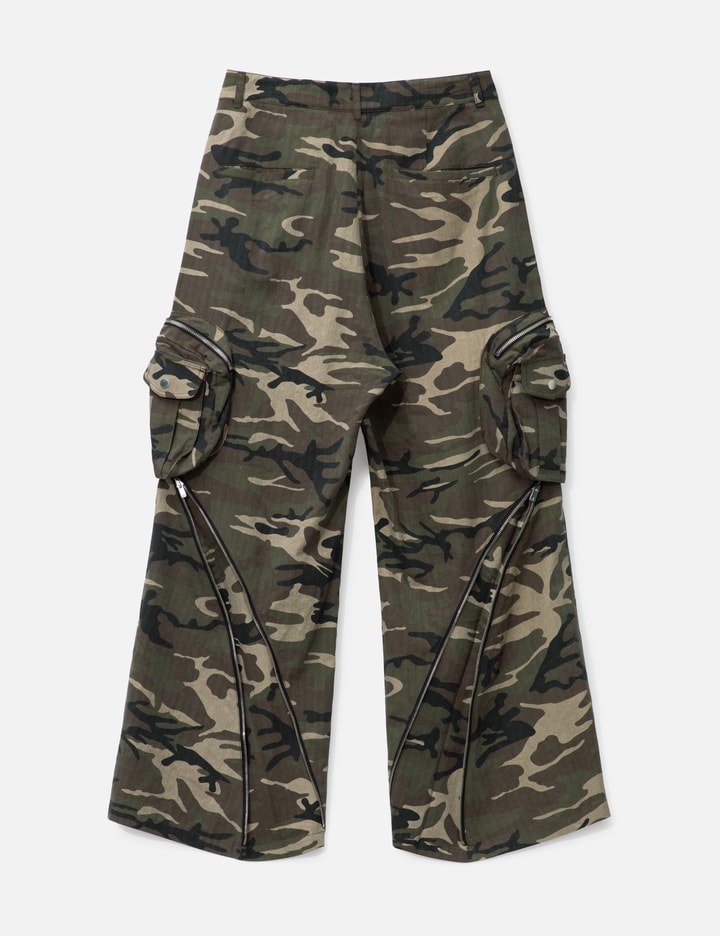 Wide Back Zip Cargo Pants Placeholder Image