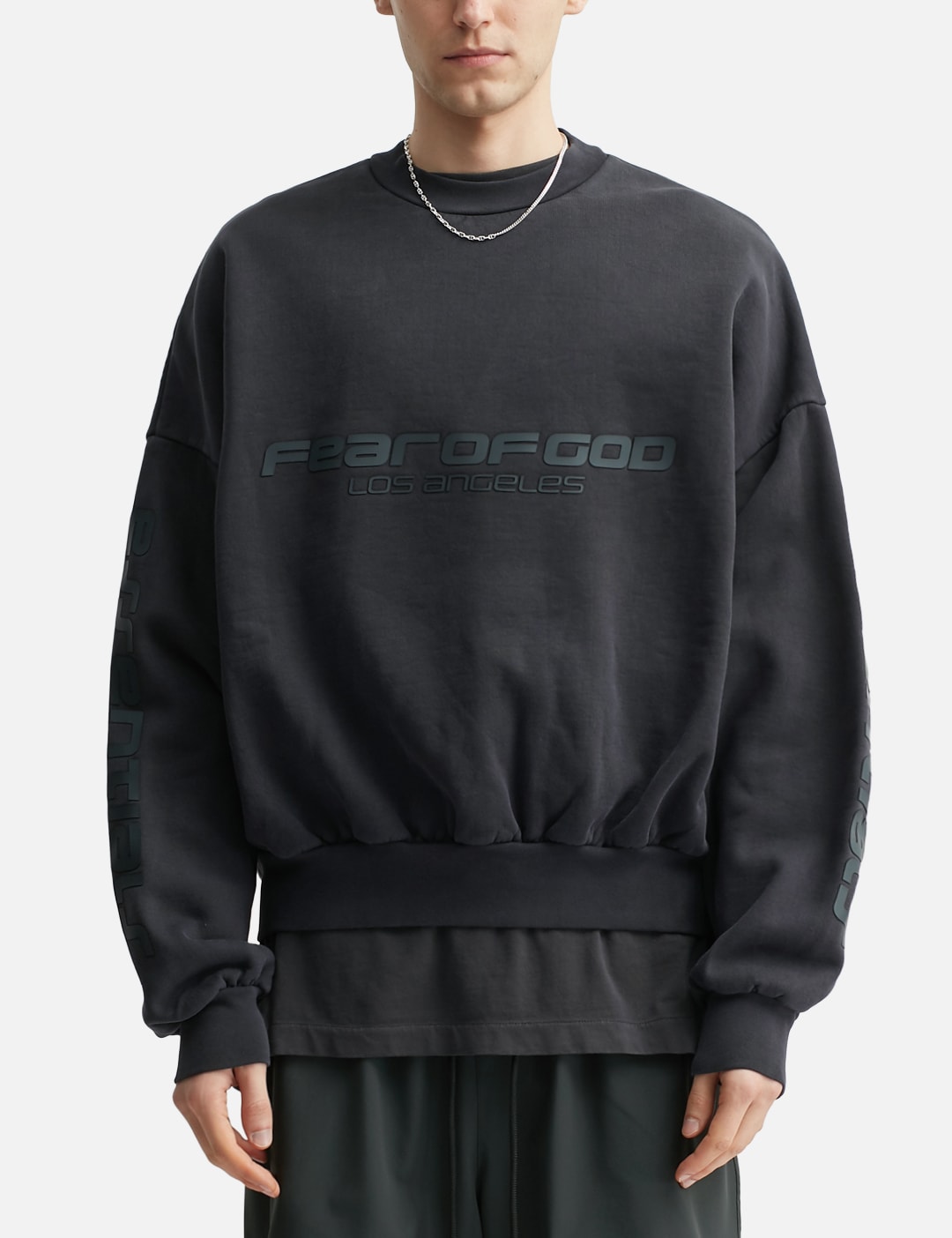 Los Angeles Heavy Fleece Cropped Sweatshirt view 18