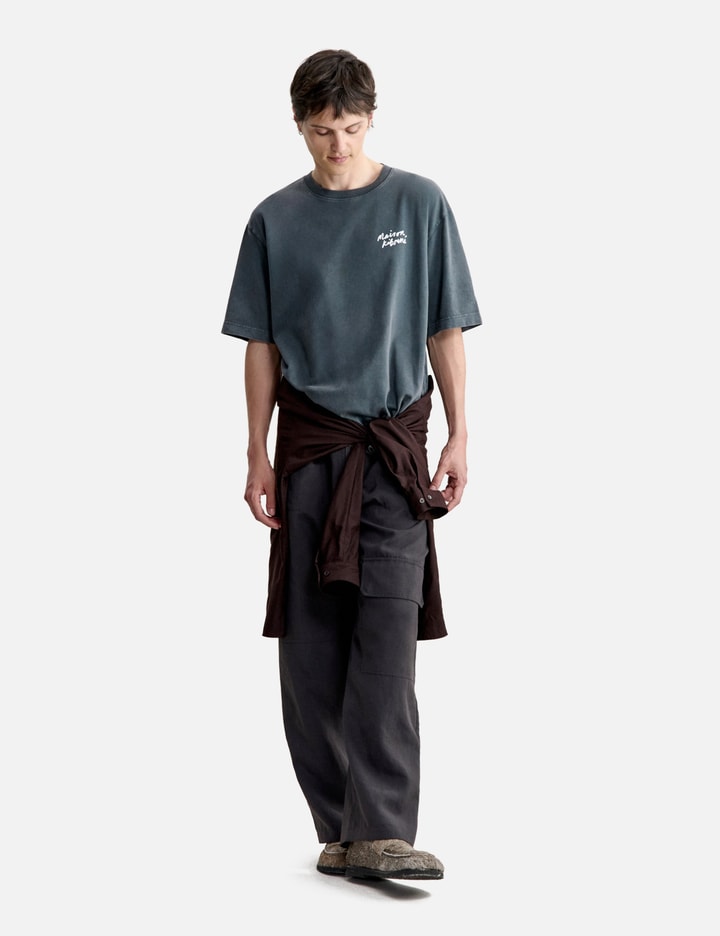 Maison Kitsuné Maison Kitsune Handwriting Faded Oversize Tee-Shirt