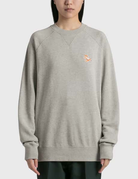 Maison Kitsuné 칠랙스 폭스 패치 클래식 스웨트셔츠