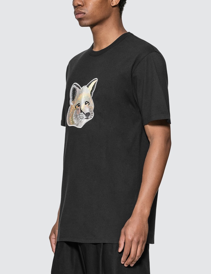 Pastel Fox Head Embroidery T-shirt Placeholder Image