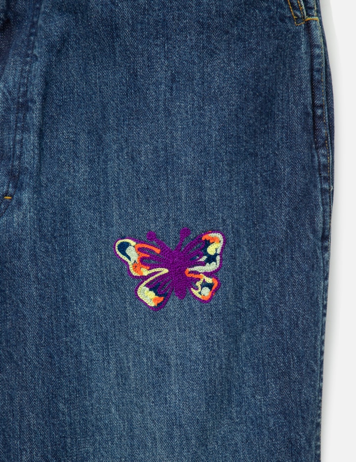 니들스 Papillon Embroidery Boot-Cut Jean - 12oz Denim