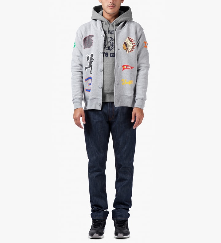 Grey Billionaire College Popover Hoodie Placeholder Image