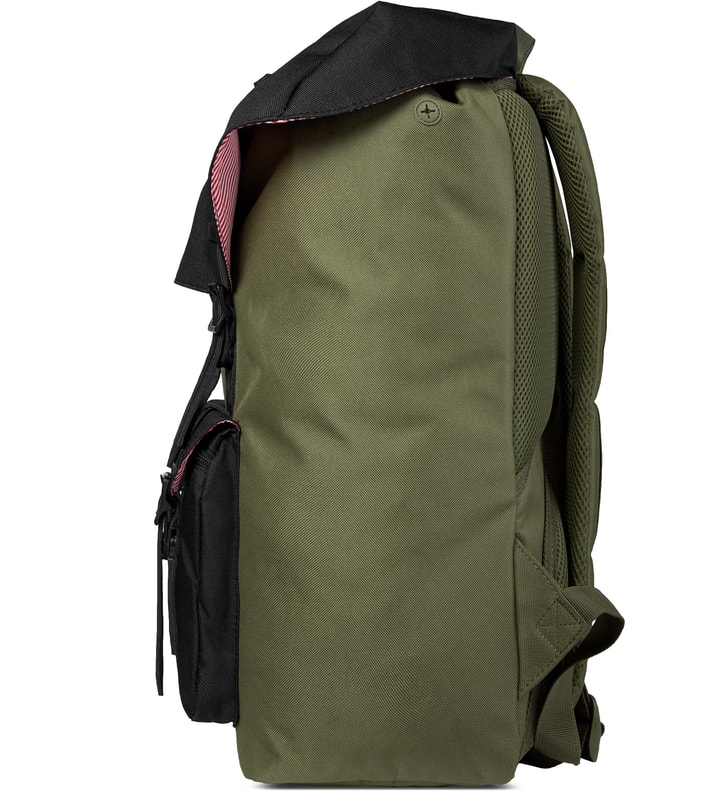 Army/Black PU Little America Backpack Placeholder Image
