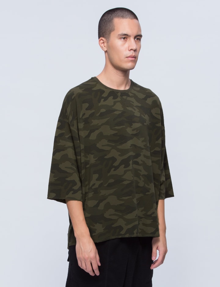 Camo Washed Oversized T-Shirt Placeholder Image