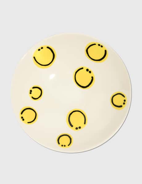 Frizbee Ceramics Pasta Plate - Smile