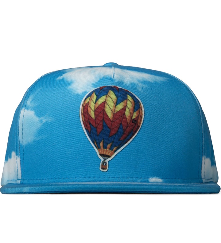 Blue Balloon Kitty Snapback Cap Placeholder Image