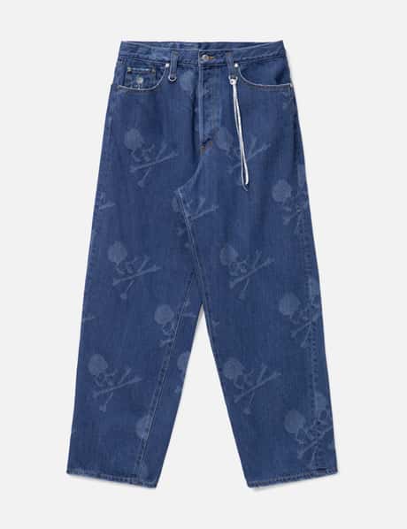 Mastermind World Monogram Wide Denim Pants