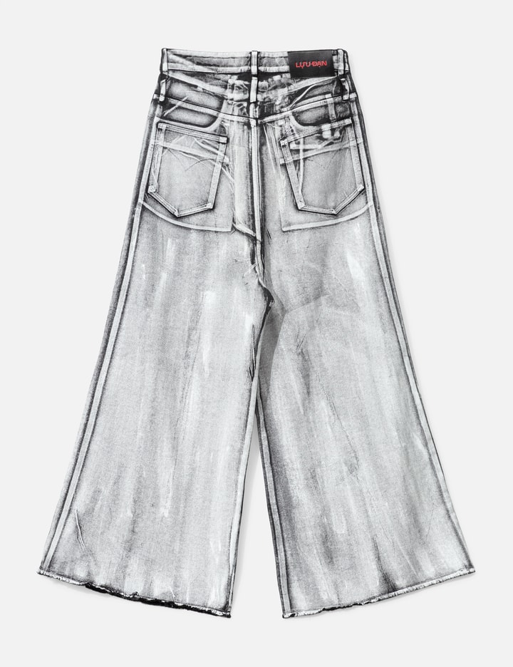 Lựu Dạn Radiation Dumpster Denim Jeans In Gray