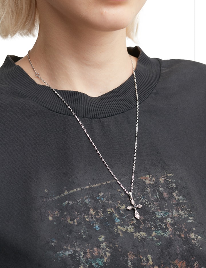 Oxidised Cross Pendant Necklace Placeholder Image
