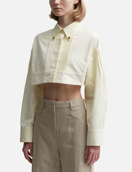 Cropped Poplin Jacket view 7