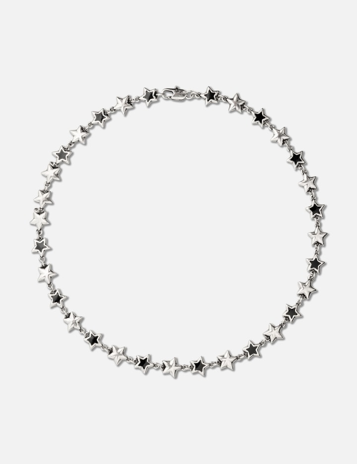 Black Enameled Stars Necklace Placeholder Image