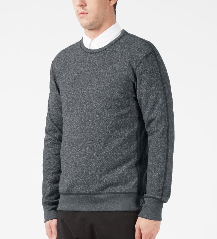 Charcoal RC-3262 Heavyweight Terry L/S Crew Sweatshirt W/ Side Zip Placeholder Image