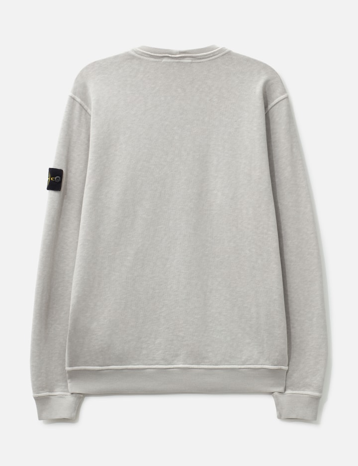 Stone Island Malfilé Fleece 'Old' Effect Crewneck Sweatshirt