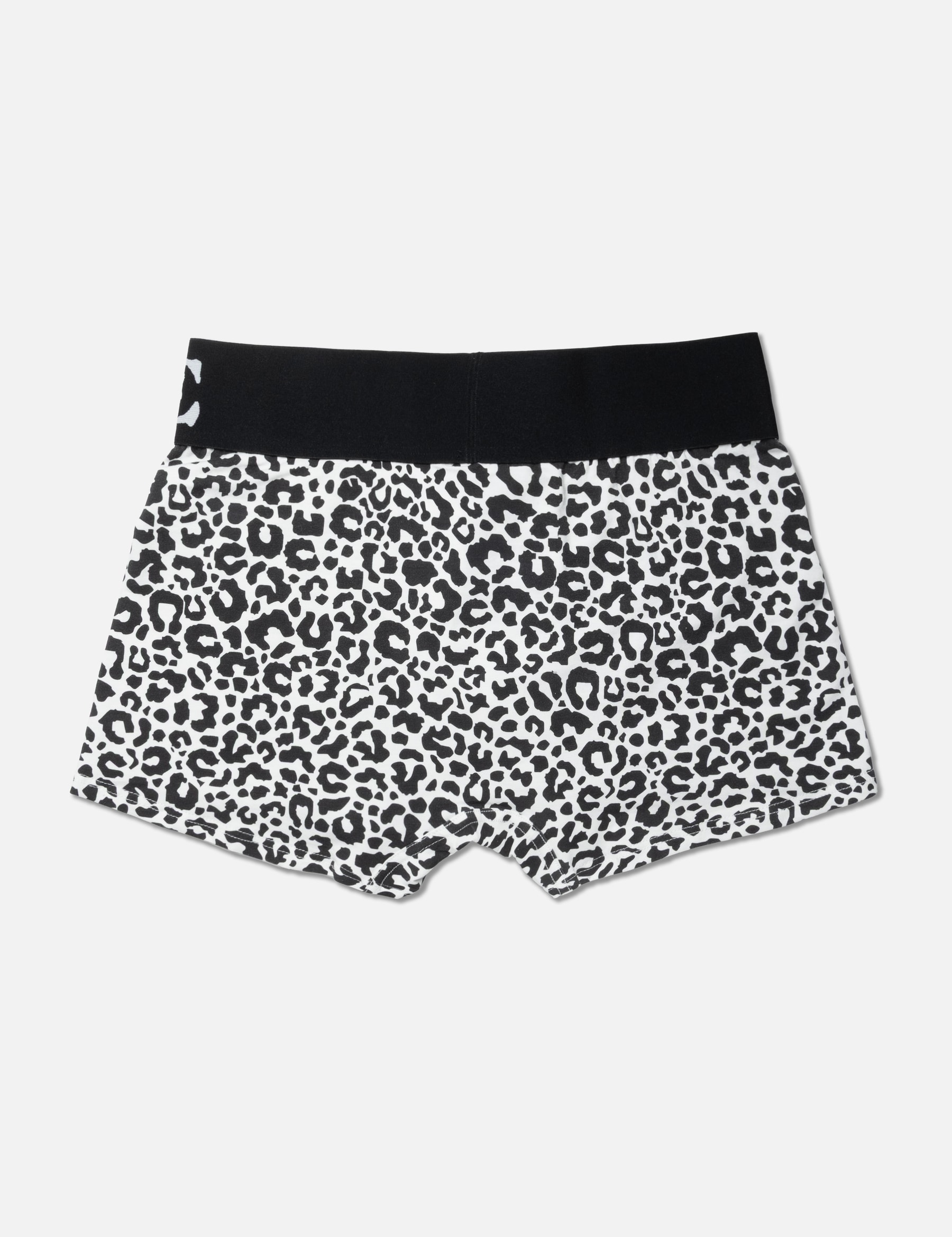 "Zane" Boxer Briefs In Black & White Leopard view 8