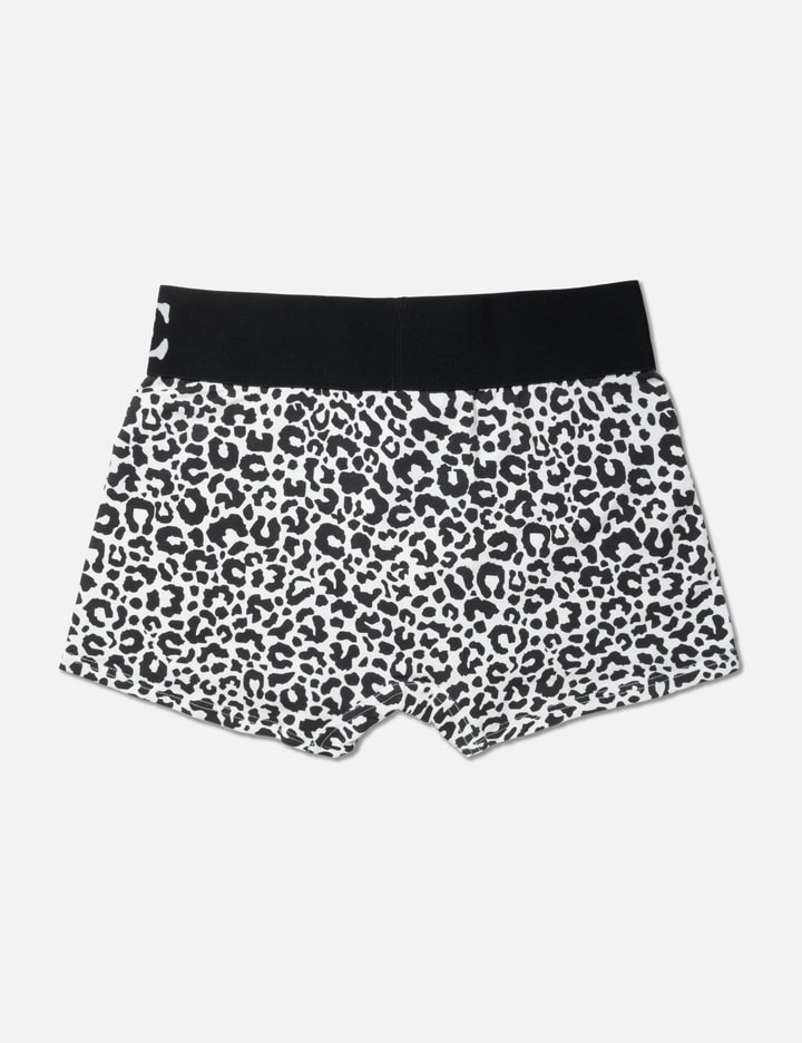 Thought We Friends "Zane" Boxer Briefs In Black & White Leopard