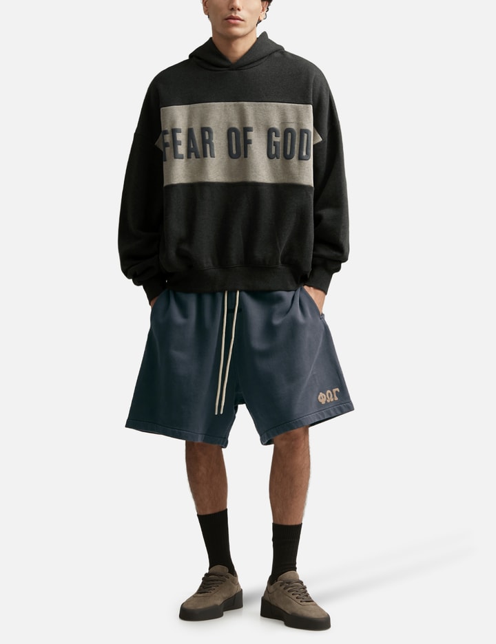 Fear of God Essentials Cropped Relaxed Panelled Hoodie