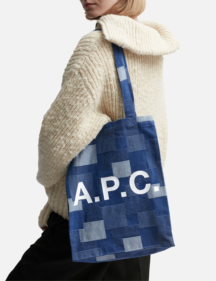 Shop Apc Lou Tote Bag In Blue