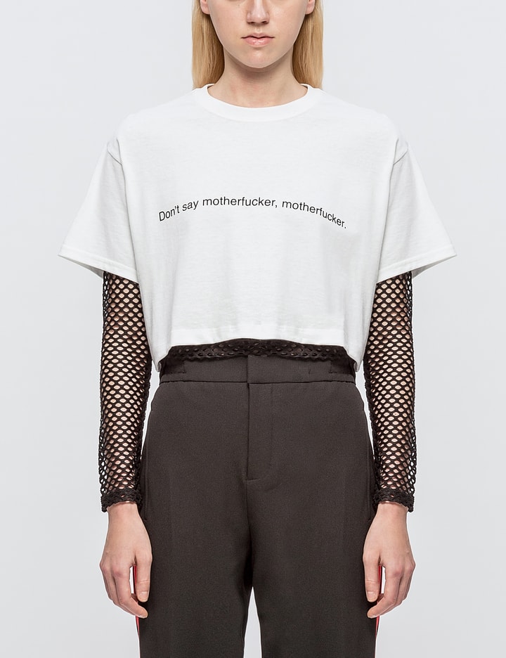 "Don't Say" Cropped T-Shirt Placeholder Image