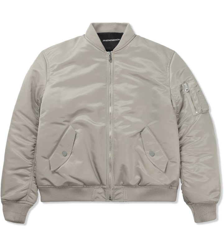PHENOMENON White URA MA-1 Jacket