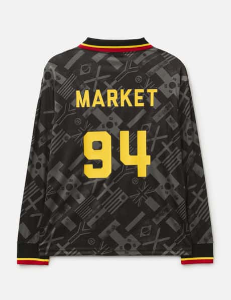 Smiley International Flags Long Sleeves Soccer Jersey view 8