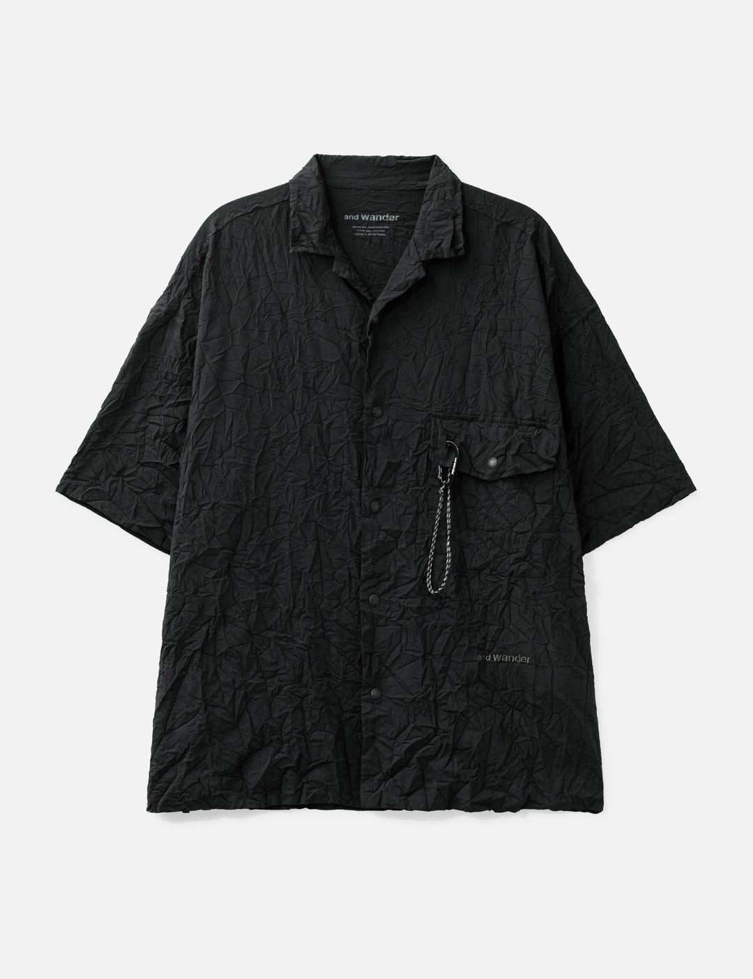 Washer Pleated Open SS Shirt (M) view 7