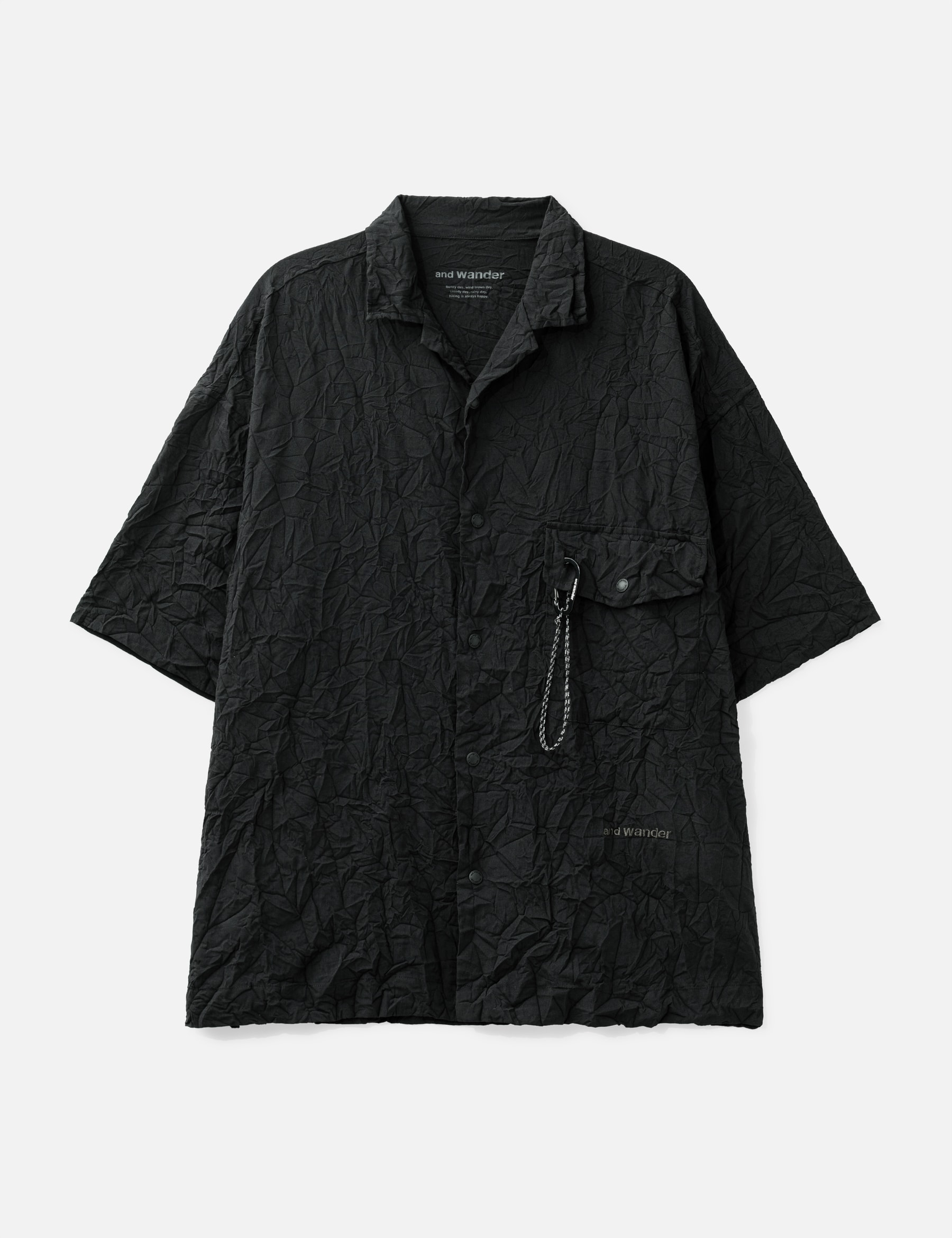 Washer Pleated Open SS Shirt (M) view 16