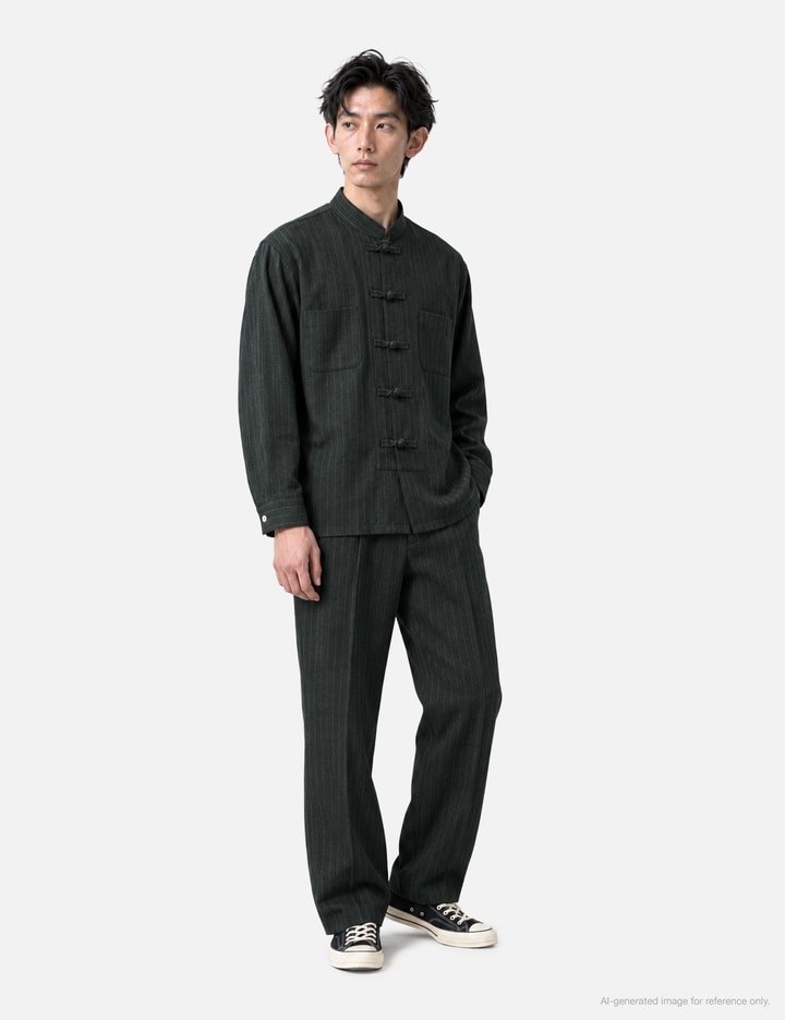 NÒMARHYTHM TEXTILE Pinstripe Trousers