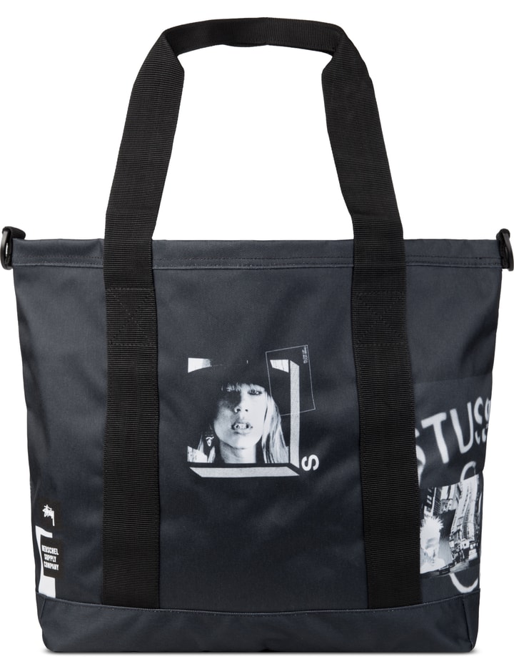 Black Placement Tote Bag Placeholder Image