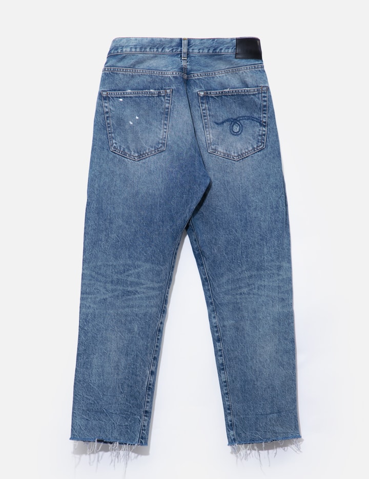 Shop R13 Cropped Jeans In Blue
