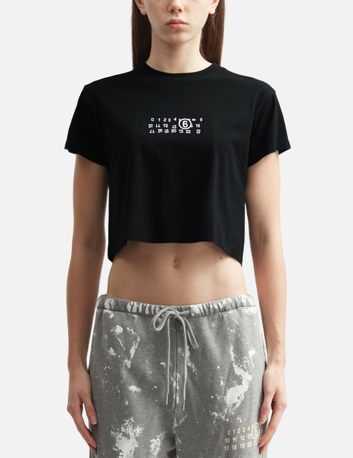 MM6 Maison Margiela Flipped-Print Overdyed T-Shirt