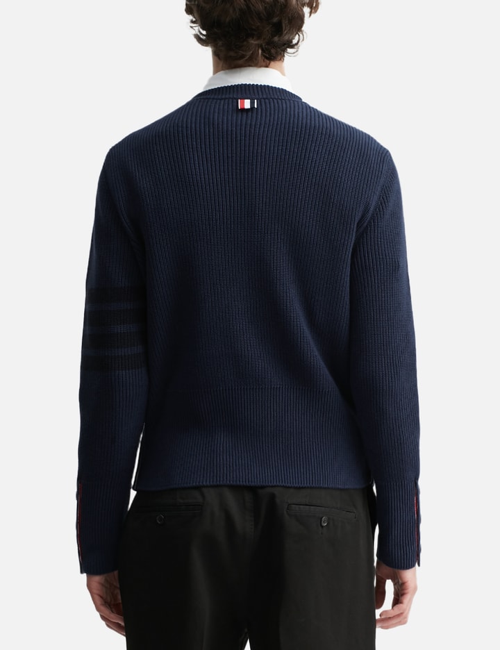 Cotton Cardigan Stitch 4-Bar Pullover Placeholder Image