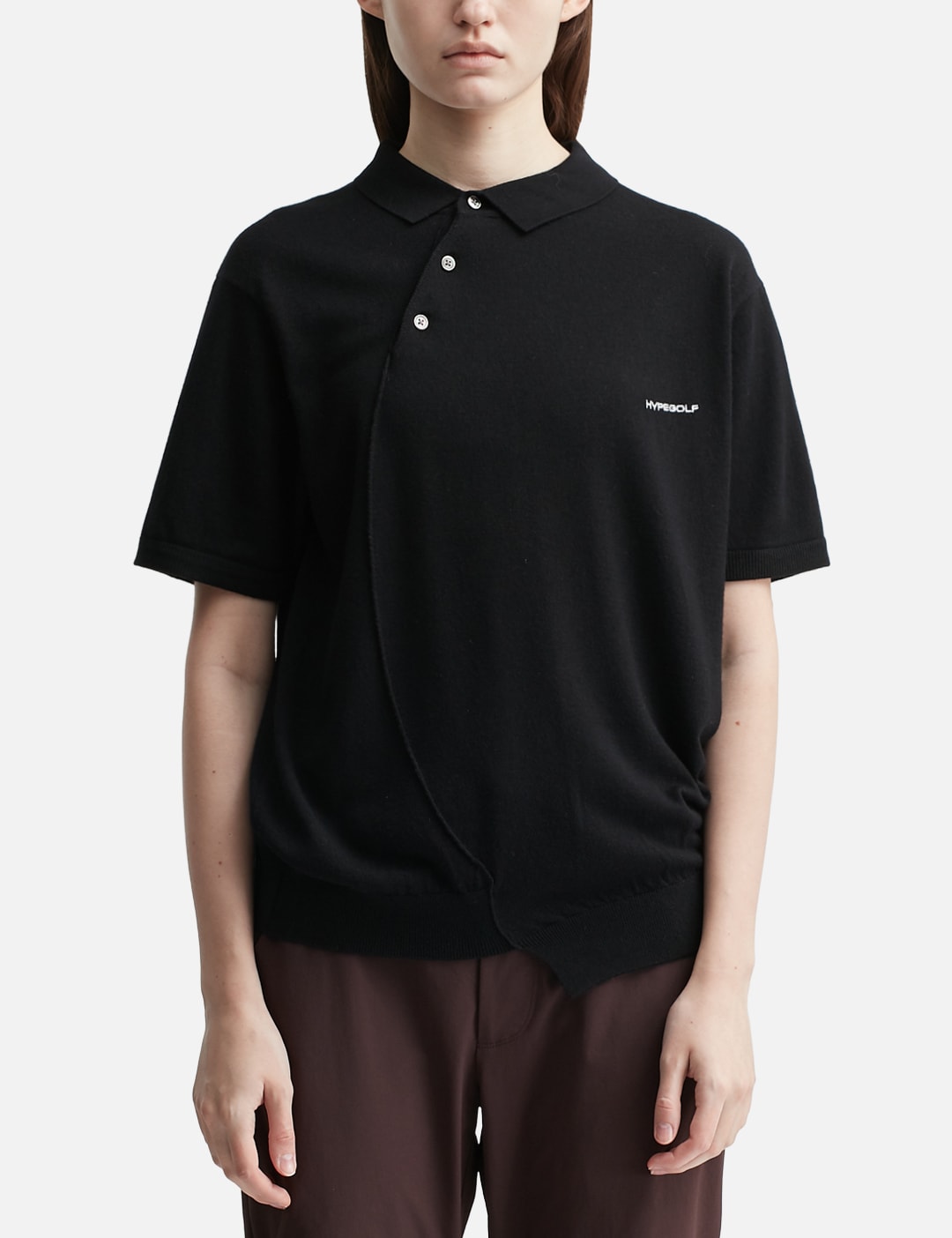X POST ARCHIVE FACTION (PAF) Knit S/S Polo view 16