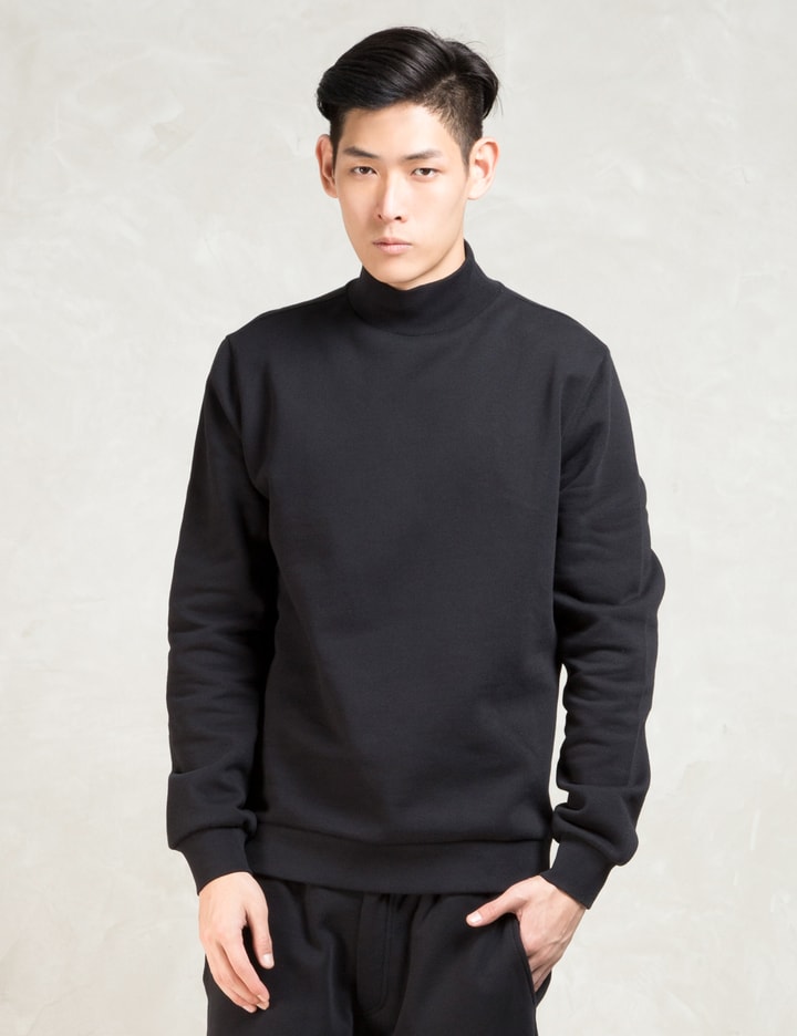 Black Turtleneck Sweatshirt Placeholder Image