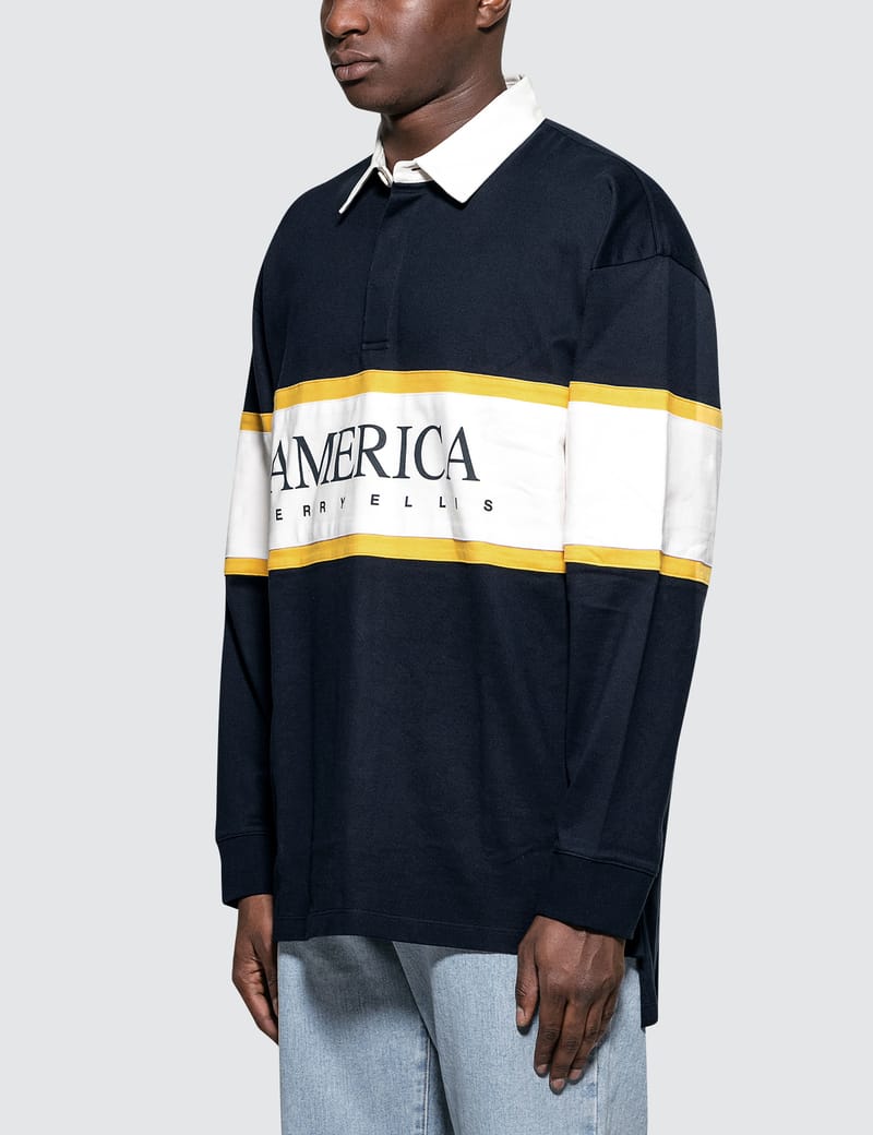 Perry Ellis - L/S Rugby Shirt | HBX 