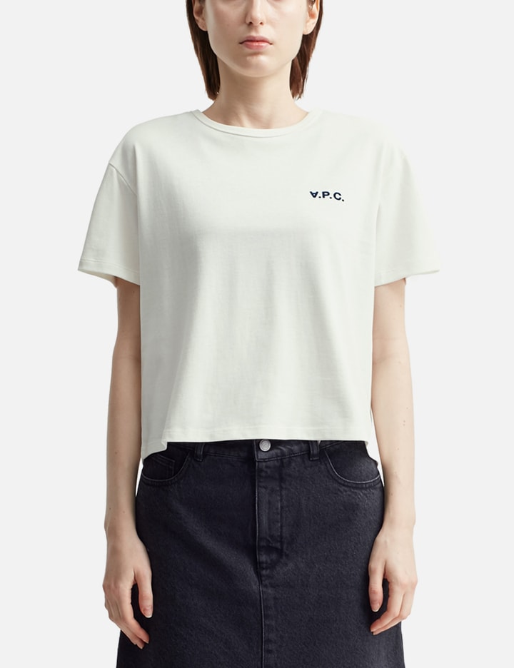 Apc Boxy Petit Vpc T-shirt In White