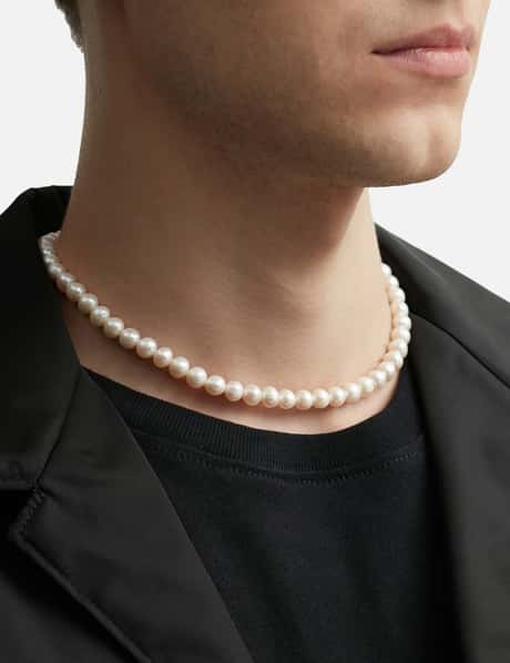 HATTON LABS - Classic White Freshwater Pearl Chain | HBX 