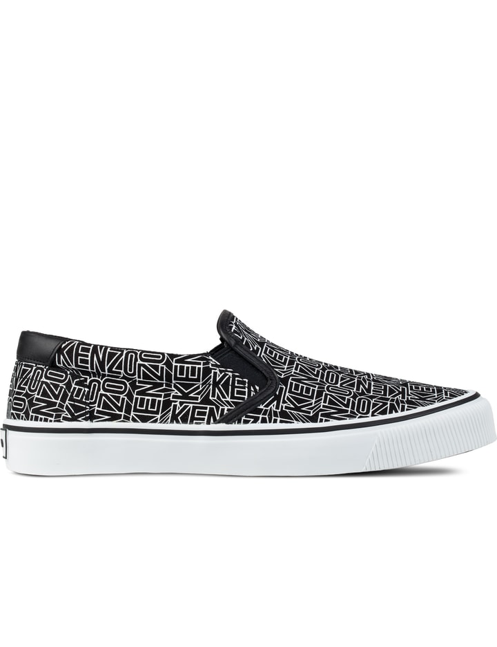 Velvet Flying Logo Canvas Loafers Placeholder Image