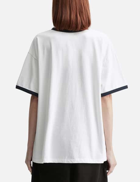 Overfit Logo Ringer T-Shirts view 9
