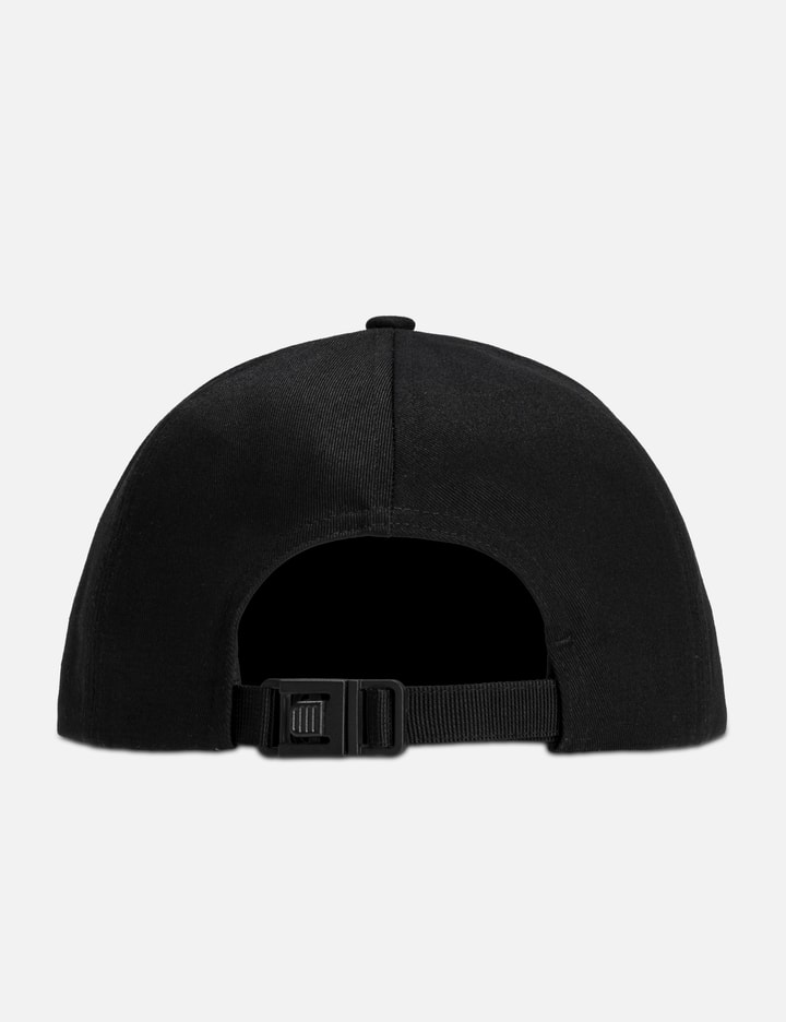 Moncler Logo Patch Baseball Cap In Black